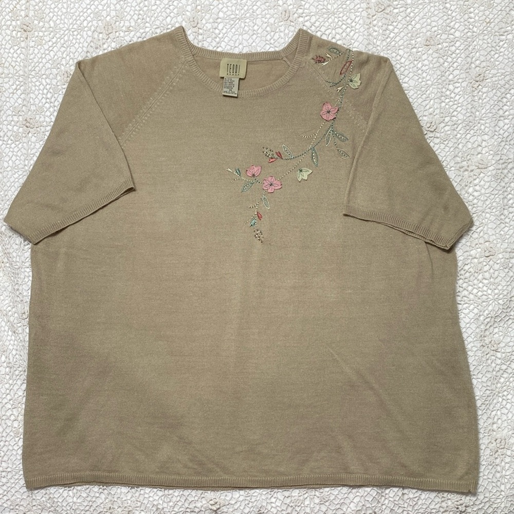 TEDDI WOMAN Pullover Knotted Top